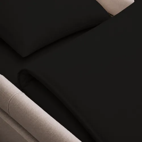Комплект постельного белья в коляску 60*80 Poplin Line "099 Black" - 4