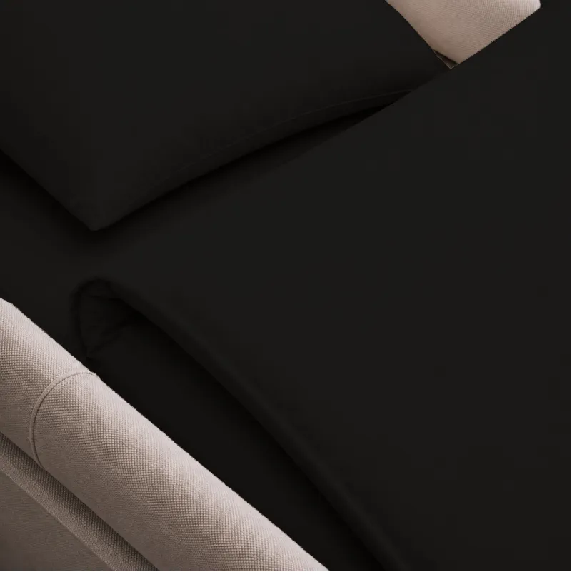 Комплект постельного белья в коляску 60*80 Poplin Line "099 Black" - 3