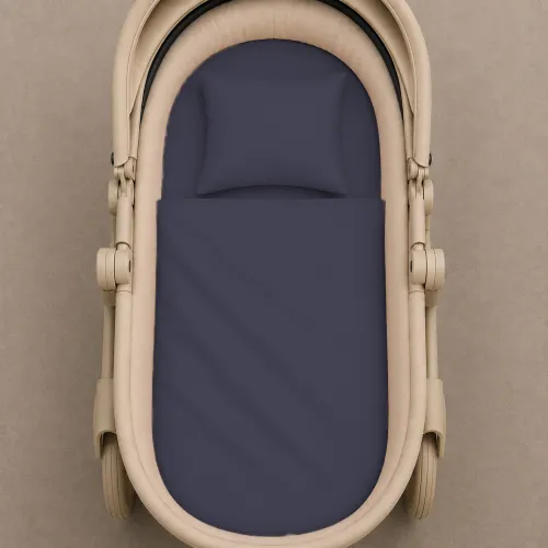 Комплект постельного белья в коляску 60*80 Satin Premium 0240 Iron grey - 2