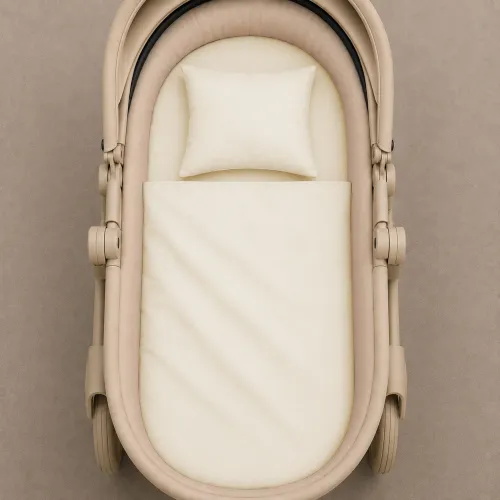 Комплект постельного белья в коляску 60*80 Satin Premium 0840 Ivory - 2