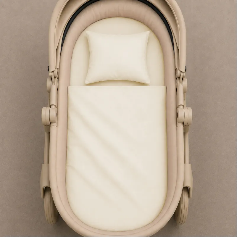 Комплект постельного белья в коляску 60*80 Satin Premium 0840 Ivory - 1