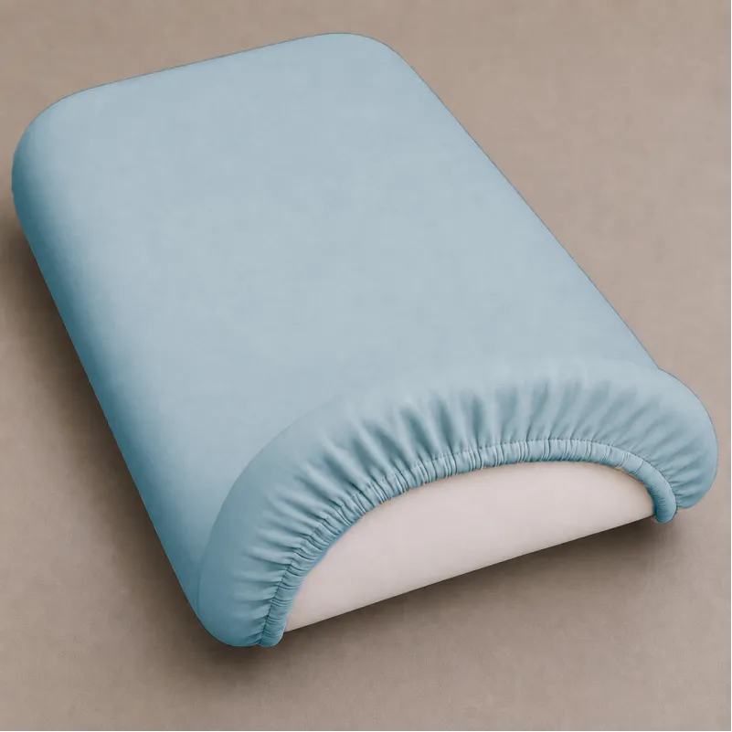 Комплект постельного белья в коляску 60*80 Satin Premium 0842 Light Blue - 2