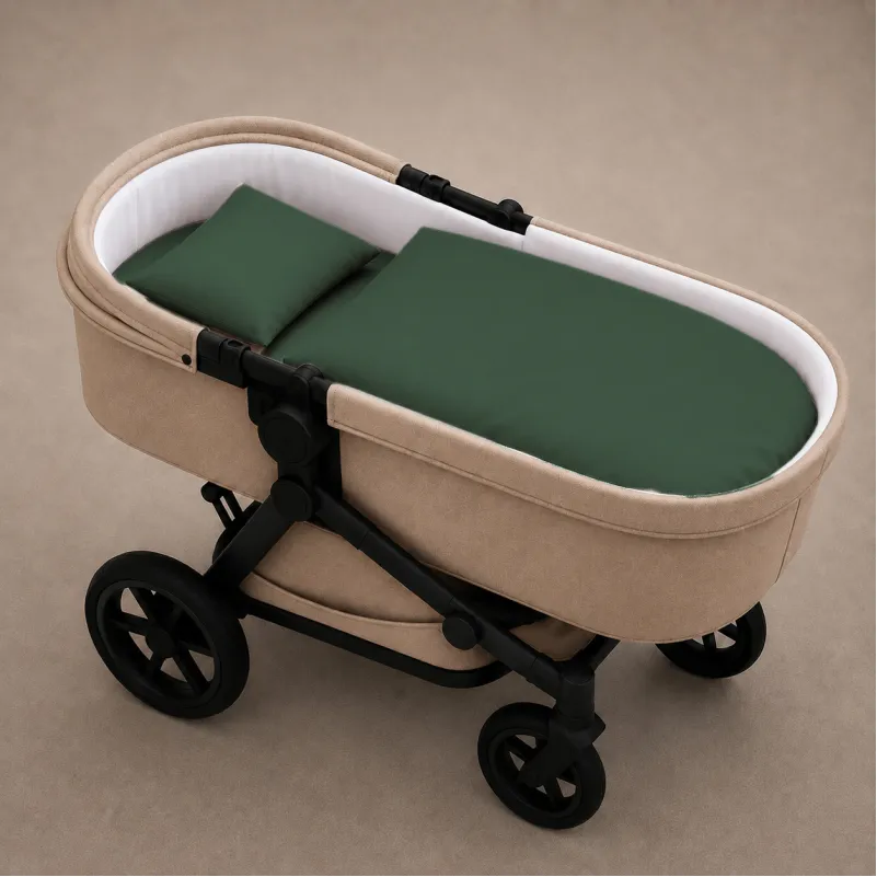 Комплект постельного белья в коляску  60*80 Satin Premium 0844 Green Olive