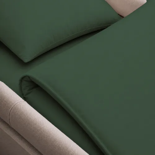 Комплект постельного белья в коляску 60*80 Satin Premium 0844 Green Olive - 4