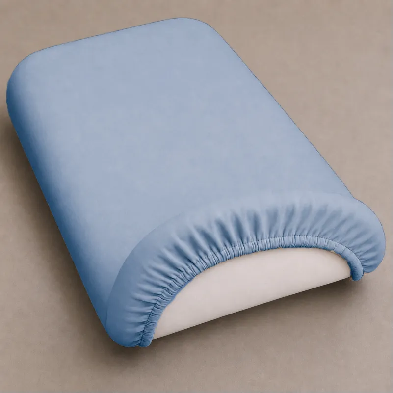 Комплект постельного белья в коляску 60*80 Satin Premium 0845 Blue Wave - 2