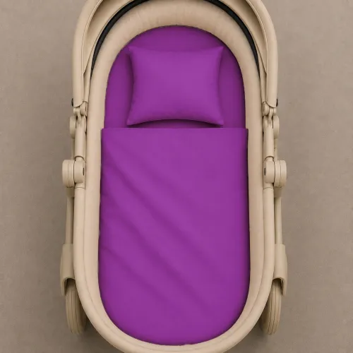Комплект постельного белья в коляску 60*80 Satin Premium 0846 Lilac - 2