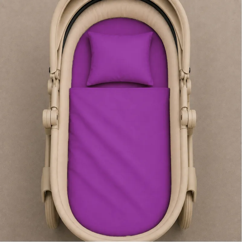Комплект постельного белья в коляску 60*80 Satin Premium 0846 Lilac - 1