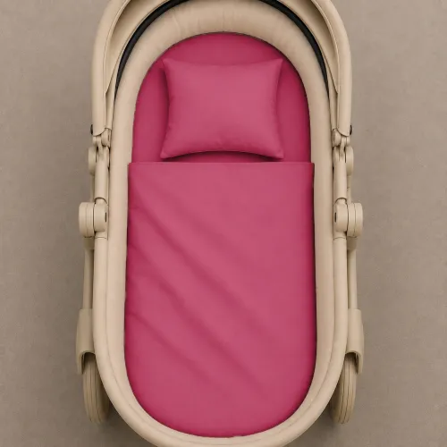 Комплект постельного белья в коляску 60*80 Satin Premium 0847 Tomato - 2