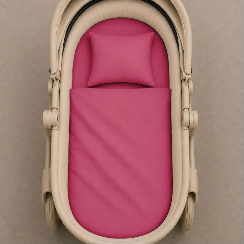 Комплект постельного белья в коляску 60*80 Satin Premium 0847 Tomato - 1