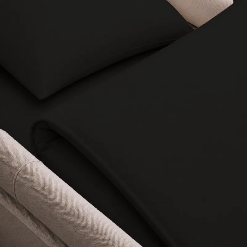 Комплект постельного белья в коляску 60*80 Satin Premium 0848 Blue Black - 3