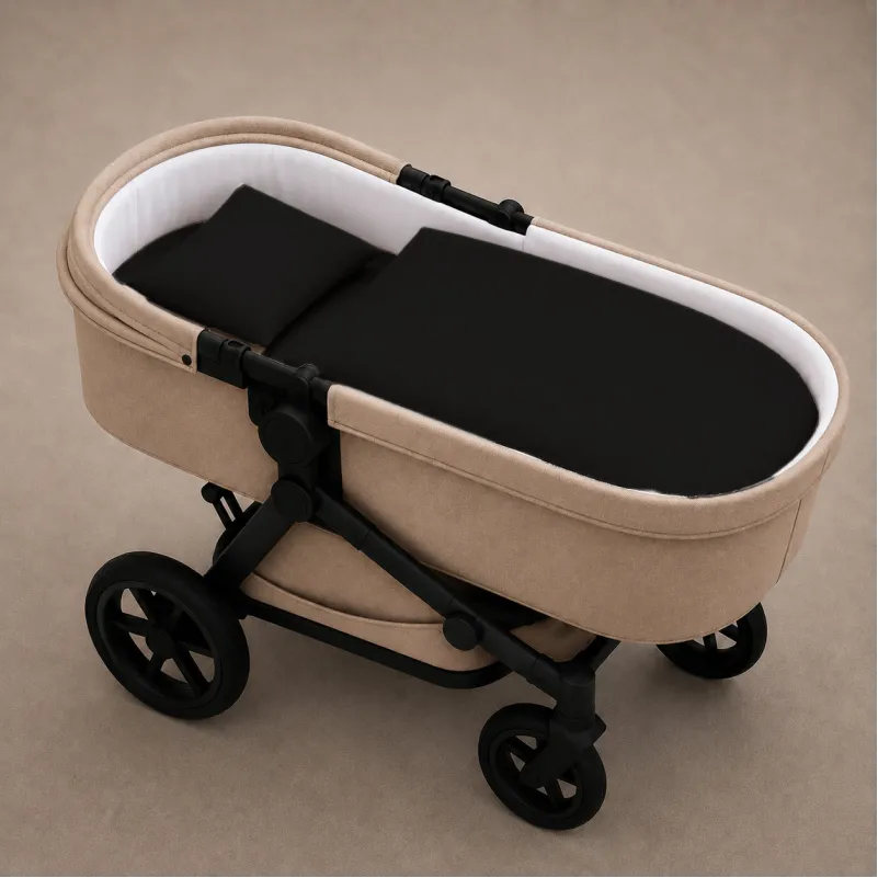 Комплект постельного белья в коляску 60*80 Satin Premium 0848 Blue Black