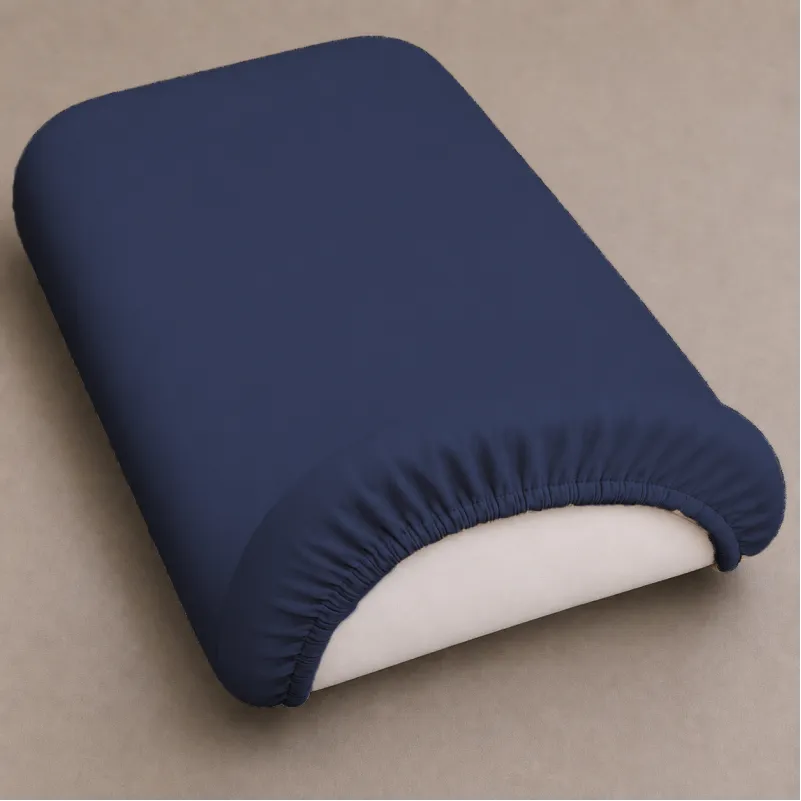Комплект постельного белья в коляску 60*80 Satin Stripe 30-0021 Dark Blue - 2