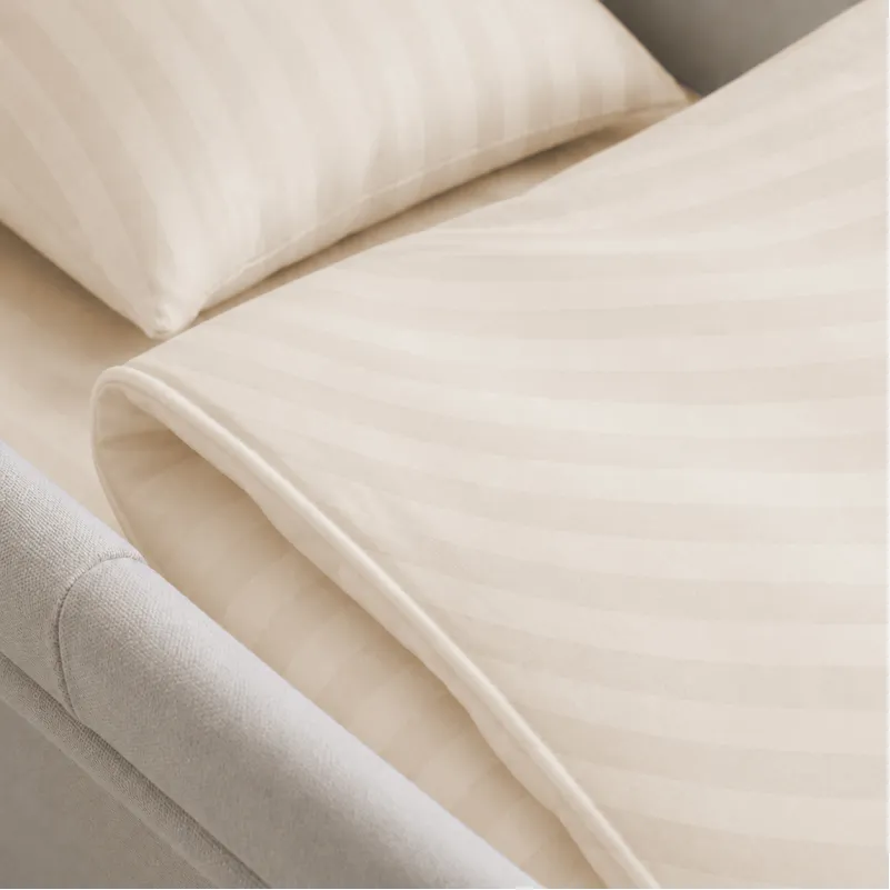Комплект постельного белья в коляску 60*80 Ranforce Elite 17-0604 Stripe Yellow - 2