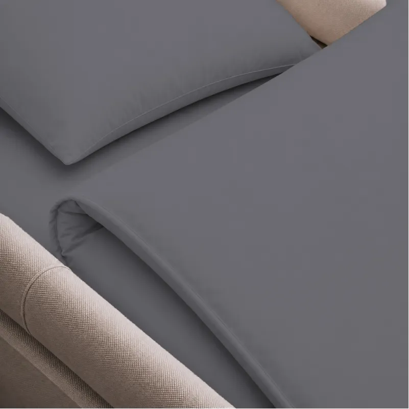 Комплект постельного белья в коляску 60*80 Фланель 001 Ash grey - 3