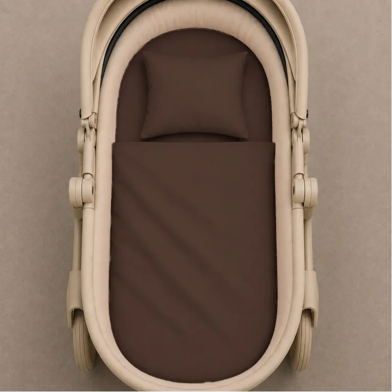 Комплект постельного белья в коляску 60*80 Фланель 003 Brown - 1