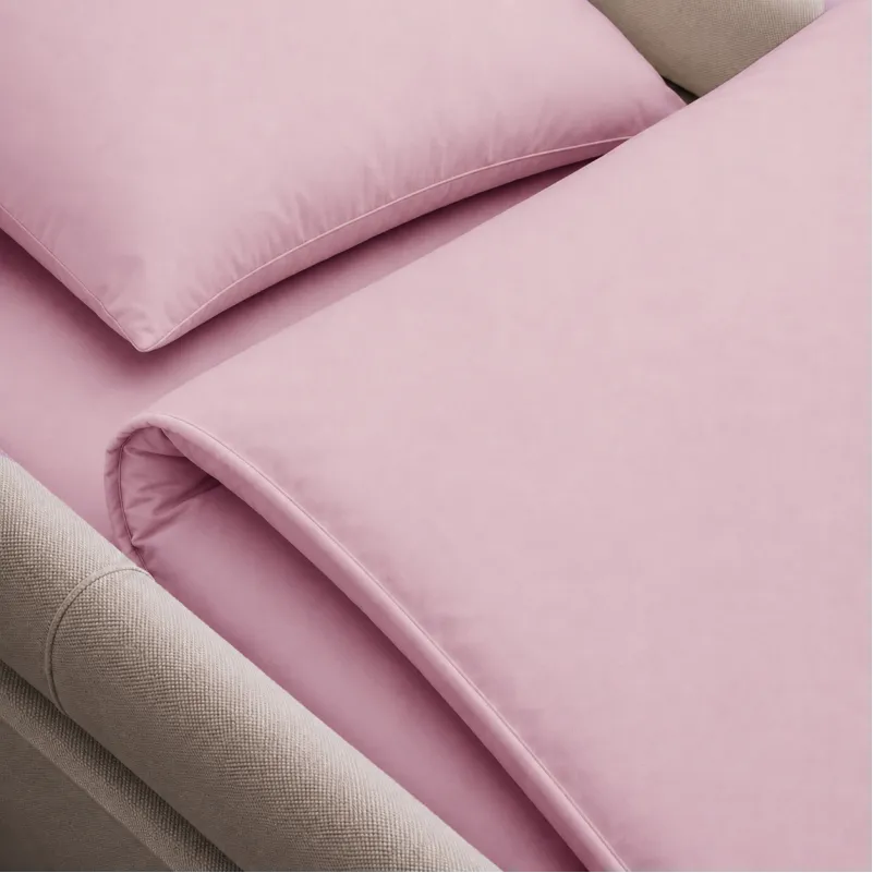 Комплект постельного белья в коляску 60*80 Фланель 008 Pink - 3