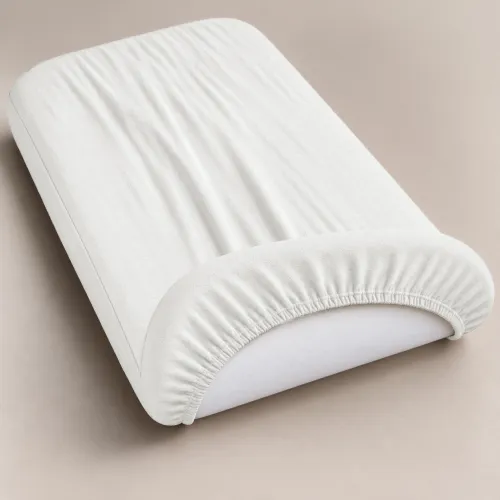 Комплект постельного белья в кроватку 90*110 Satin Premium 0001 Moko White - 4