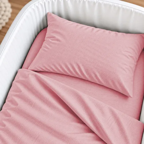 Комплект постельного белья в кроватку 90*110 Satin Premium 0165 Estella - 3