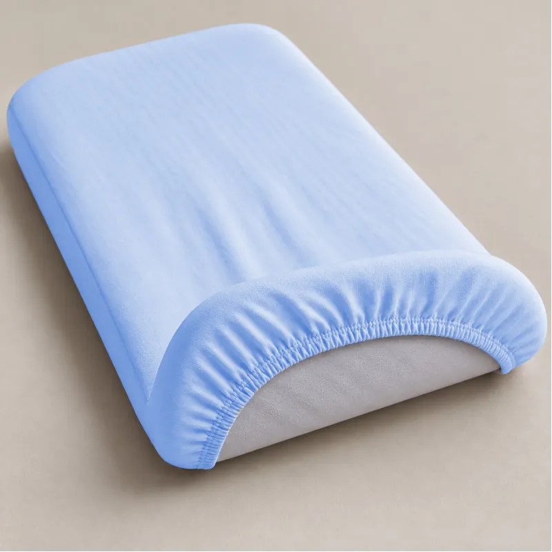 Комплект постельного белья в кроватку 90*110 Satin Premium 0842 Light Blue - 2