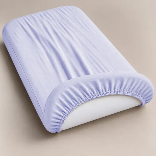 Комплект постельного белья в кроватку 90*110 Satin Premium 0843 Grey Blue - 3