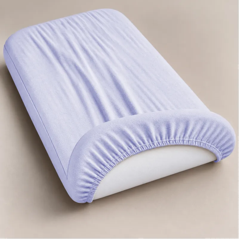 Комплект постельного белья в кроватку 90*110 Satin Premium 0843 Grey Blue - 2
