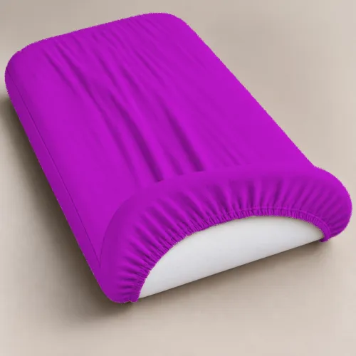 Комплект постельного белья в кроватку 90*110 Satin Premium 0846 Lilac - 4