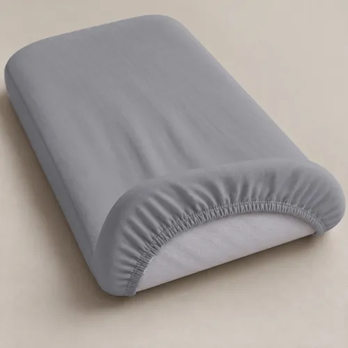 Комплект постельного белья в кроватку  90*110 16-5703 Light Gray - 4
