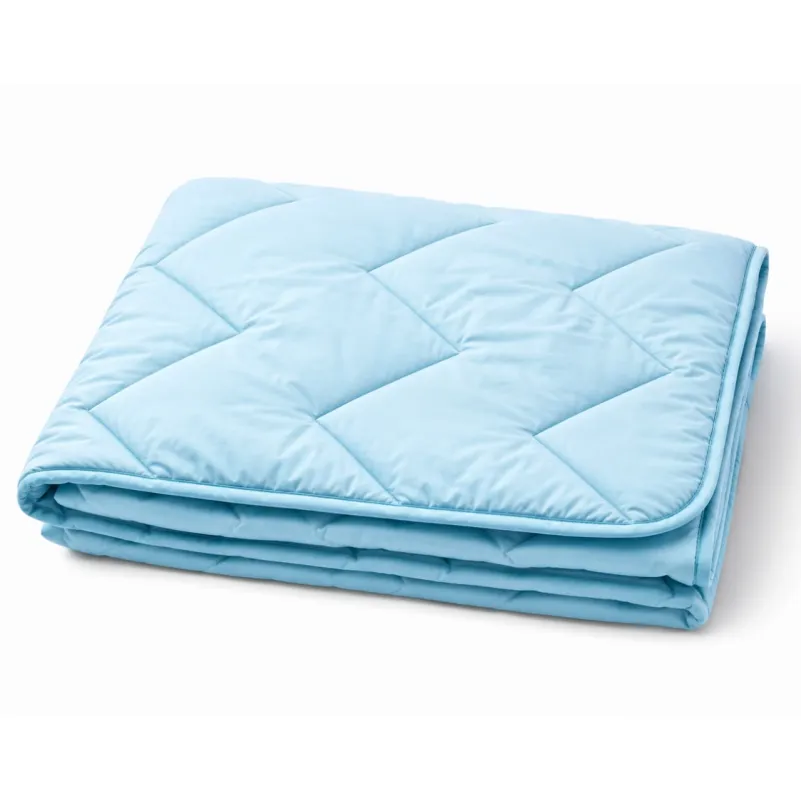 Ковдра вовняна №1501 Woolen Blue бязь зима - 2