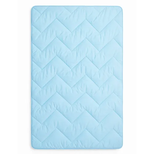 Ковдра вовняна №1501 Woolen Blue бязь зима - 2