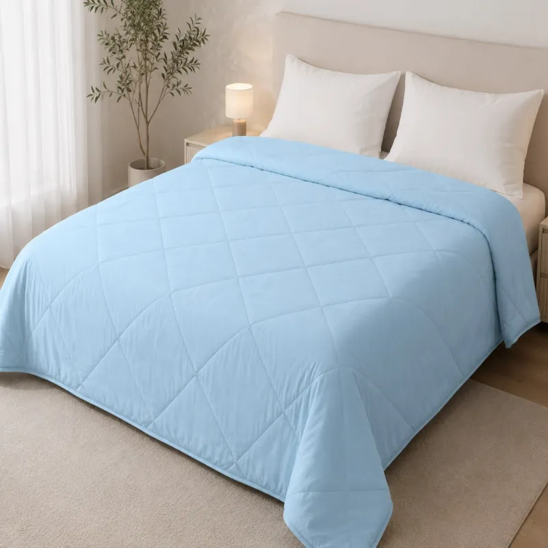 Ковдра вовняна №1505 Wool Serenity Blue бязь Всесезонна