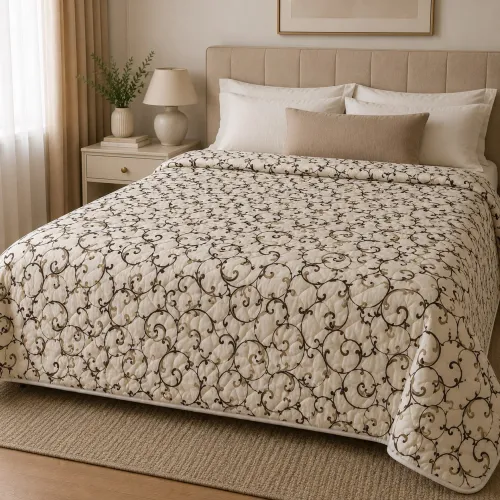 Ковдра вовняна №1506 Wool Prestige cotton Всесезонна