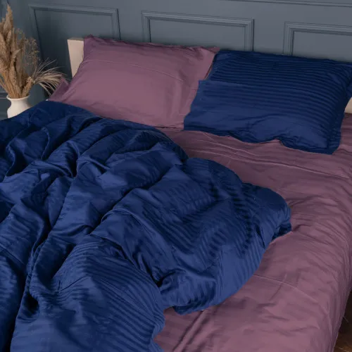 Пододеяльник Satin Stripe 30-0020 + 30-0008 Lovelin