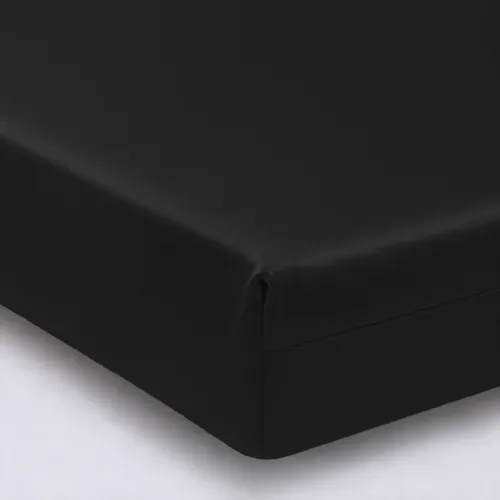 Простирадло на гумці Satin Light Pro 10-006 Black - висота 25 см (дитячі10 см) - 1
