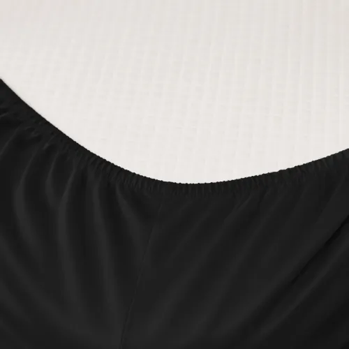 Простирадло на гумці Satin Light Pro 10-006 Black - висота 25 см (дитячі10 см) - 2