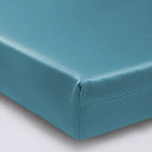 Простирадло на гумці Satin Light Pro 10-008 Blue - висота 25 см (дитячі10 см) - 1