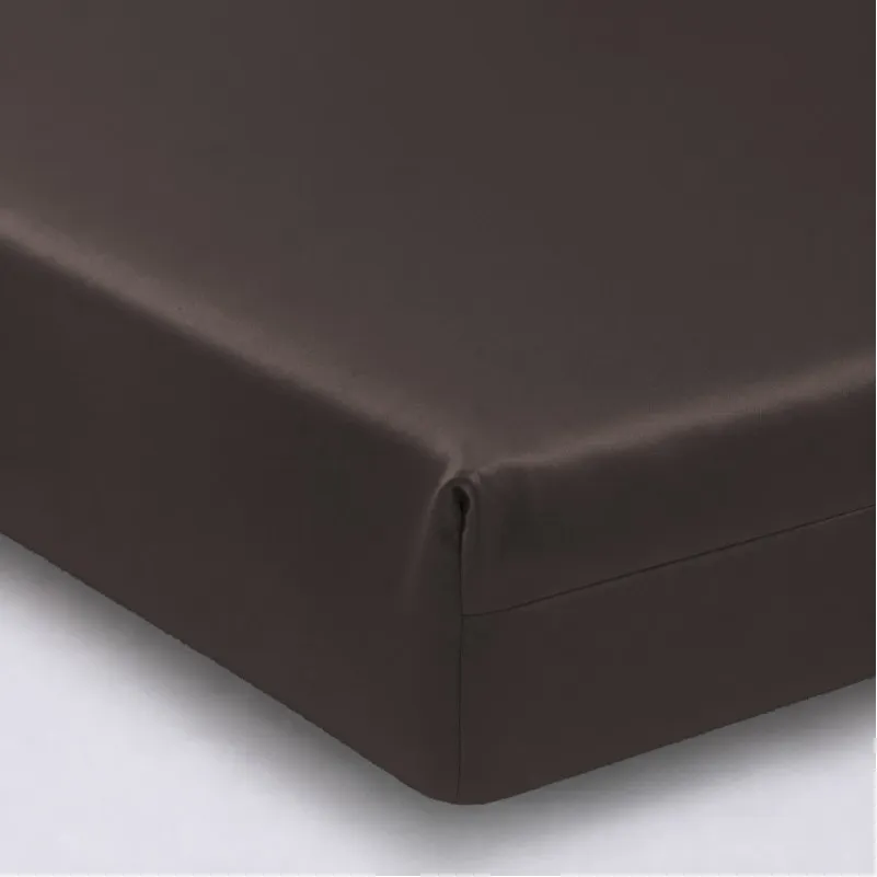 Простирадло на гумці Satin Light Pro 10-010 Brown - висота 25 см (дитячі10 см)