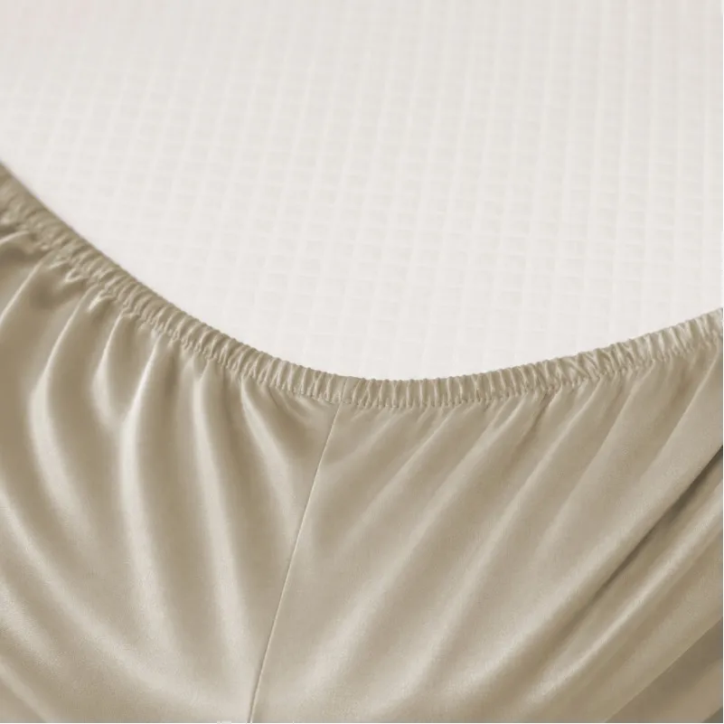 Простирадло на гумці Satin Light Pro 10-016 Creamy - висота 25 см (дитячі10 см) - 1