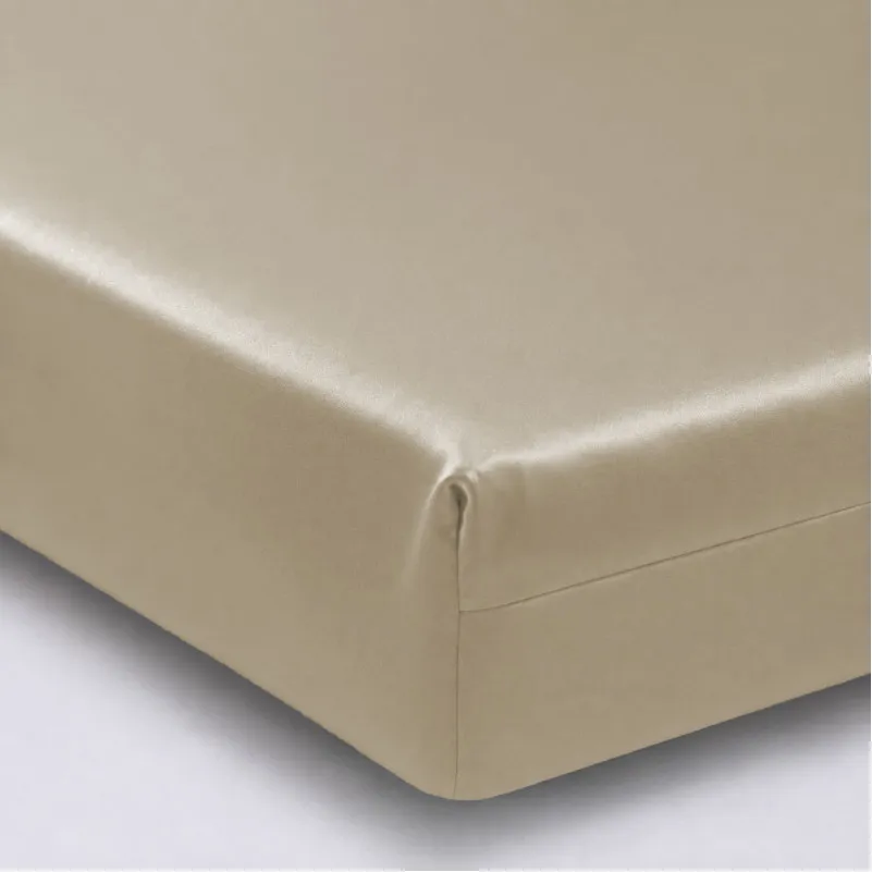 Простирадло на гумці Satin Light Pro 10-016 Creamy - висота 25 см (дитячі10 см)