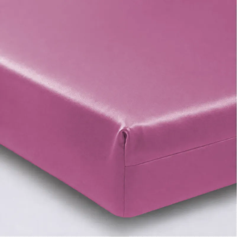 Простынь на резинке Satin Light Pro 10-020 Dusty pink  - высота 25 см (детские 10 см)