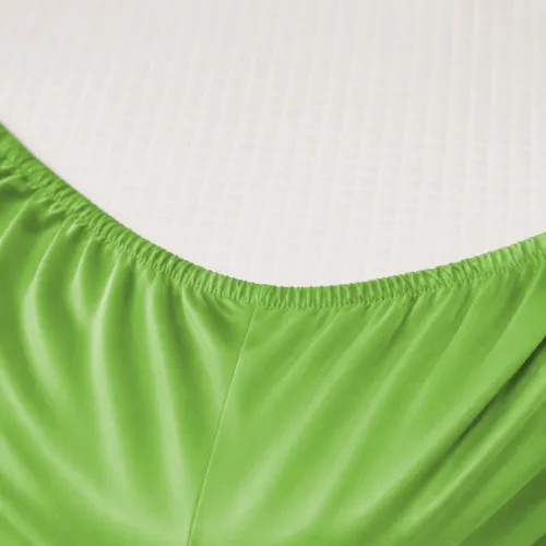 Простирадло на гумці Satin Light Pro 10-013 Lettuce - висота 25 см (дитячі10 см) - 2
