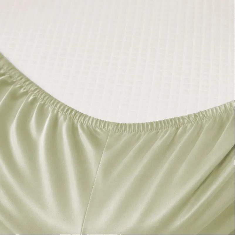 Простирадло на гумці Satin Light Pro 10-014 Soft yellow - висота 25 см (дитячі10 см) - 1