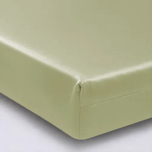 Простирадло на гумці Satin Light Pro 10-014 Soft yellow - висота 25 см (дитячі10 см) - 1