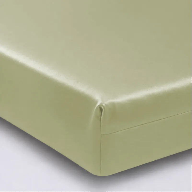 Простирадло на гумці Satin Light Pro 10-014 Soft yellow - висота 25 см (дитячі10 см)