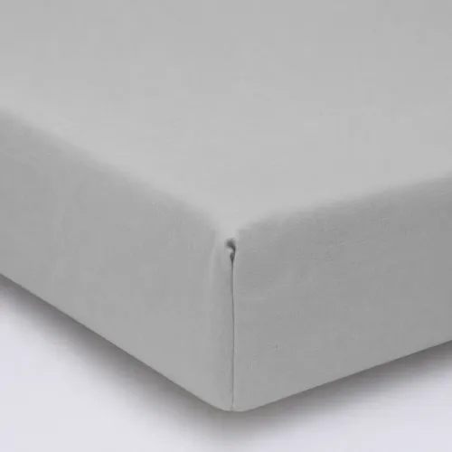 Простирадло на гумці Льон Natural Linen "Caspian" - висота 25 см (дитячі 10 см) - 1
