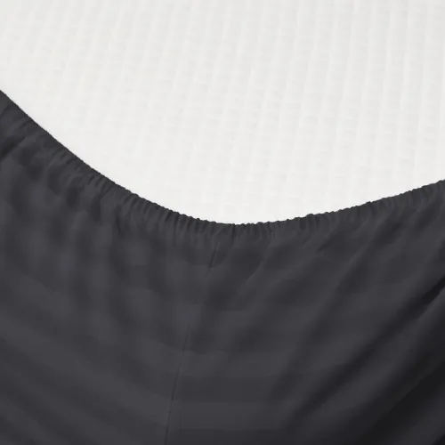 Простирадло Ranforce Elite 17-0603 Stripe Violet на резинці висота 25 см (дитячі 10 см) - 2