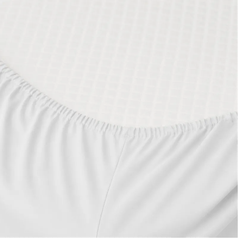 Простирадло на гумці MirSon Ranforce Elite 11-2107 White - 1