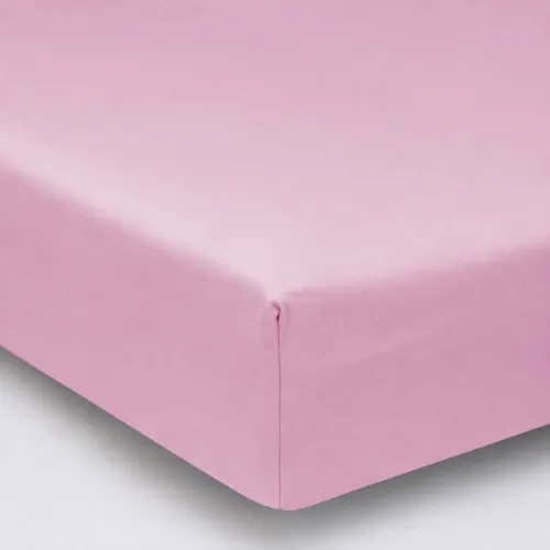 Простирадло на гумці Фланель 008 "Pink" висота 25 см (дитячі 10 см) - 1