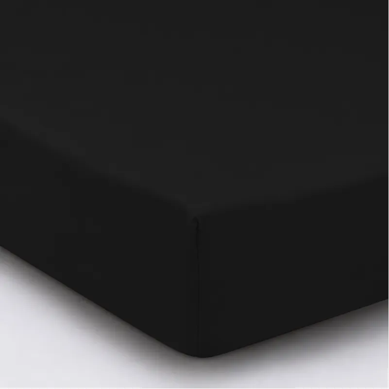 Простирадло на гумці (САТИН) 0055 Black Pearl - висота 25 см (дитячі 10 см)