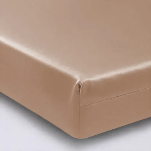 Простирадло на гумці Tencel №03 Creamy висота 25 см (дитячі 10 см) - 1