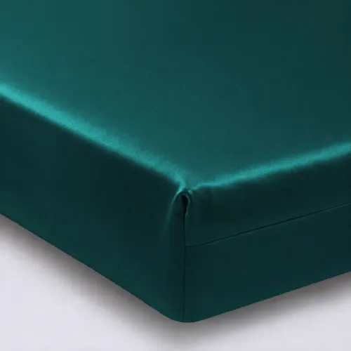 Простынь на резинке Tencel №07 Emerald высота 25 см (детские10 см) - 1